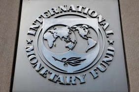 FILE PHOTO: The International Monetary Fund's logo is seen in Washington