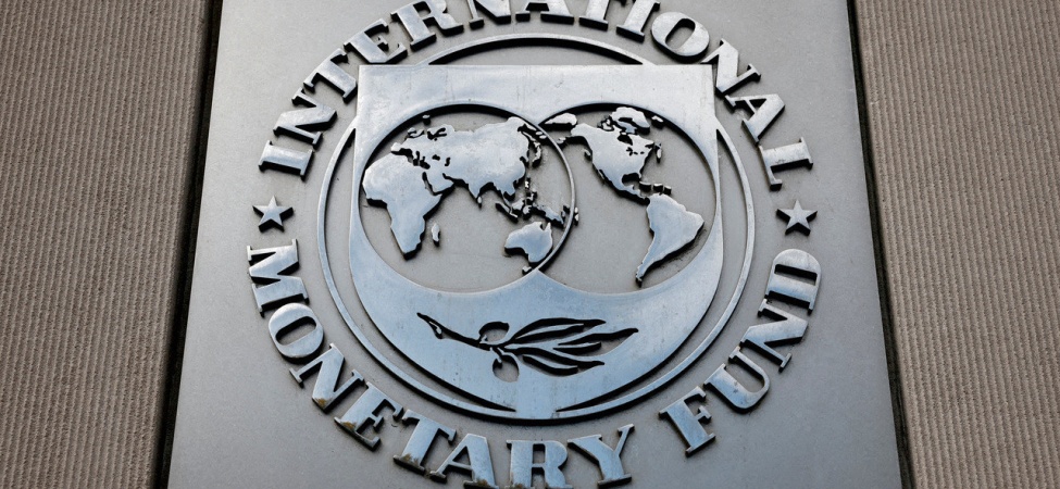 FILE PHOTO: The International Monetary Fund's logo is seen in Washington