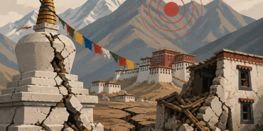 Tibet’te 5,7 büyüklüğünde deprem meydana geldi