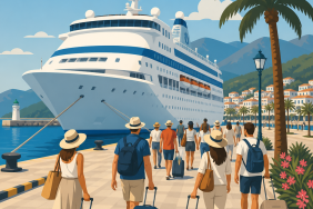 Astoria Grande, Marmaris Limanı’na 447 yolcu taşıdı