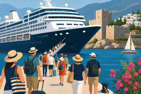 Azamara Onward Bodrum’a 664 yolcuyla yanaştı