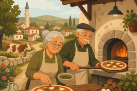 Çorum köyündeki pizzacı emekli çiftin yeni girişimi oldu