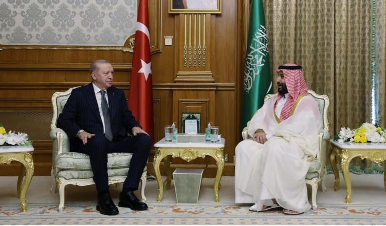 Erdoğan ve Muhammed bin Selman bölgesel gelişmeleri görüştü