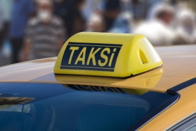 commercial taxi sign in turkey