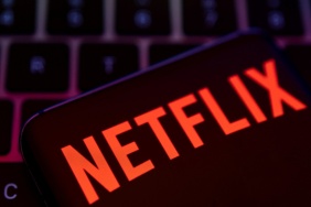 Illustration shows Netflix logo