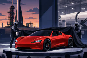 Tesla yeni Roadster’ı SpaceX tesisinde tanıttı